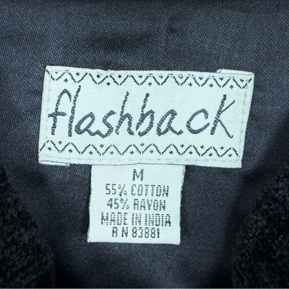 Flashback Vintage Beaded Chenille Patchwork Jacket Y2K - Picture 8 of 11